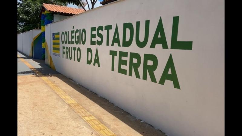 Inauguração da reforma do Colégio Estadual Fruto da Terra